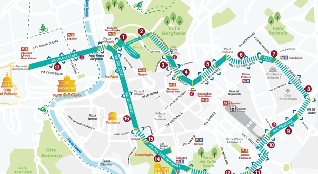 Roma, torna #vialibera: ecco il percorso ciclo-pedonale per riscoprire la città