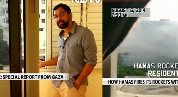 Gaza, inviato filma lanci di missili a pochi metri da hotel dei giornalisti