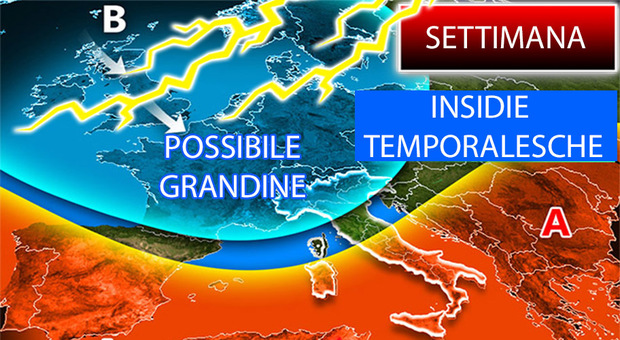 Meteo, previsioni della settimana: arriva il ciclone, meno caldo e rischio temporali. Le previsioni