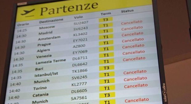 Alitalia, sciopero dei controllori di volo: oggi cancellati 137 voli. Ecco quali