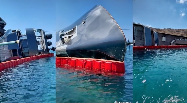 Grecia, il mega-yacht di James Bond sbatte sullo scoglio e affonda: soccorse 5 persone