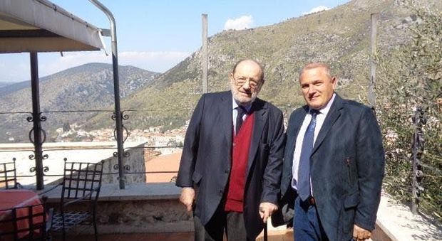 La scomparsa di Umberto Eco, un anno fa era stato insignito di un'onorificenza a Roccasecca