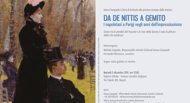 «Da De Nittis a Gemito», in mostra i Napoletani a Parigi a Palazzo Zevallos