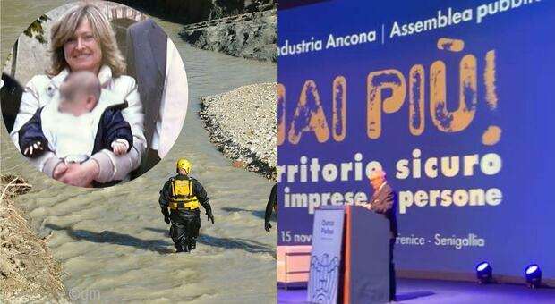 Alluvione, il prefetto Pellos all'assemblea di Confindustria: «Continueremo a cercare Brunella»