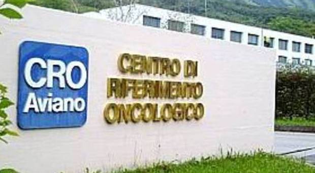 L'ingresso del Cro, il Centro di riferimento oncologico di Aviano
