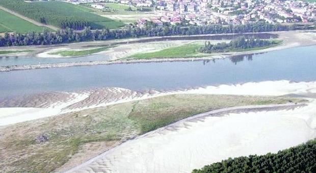 Adige e Po, i due fiumi sono in secca: c'è preoccupazione