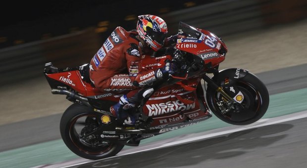 La Ducati di Andrea Dovizioso vincitrice in Qatar