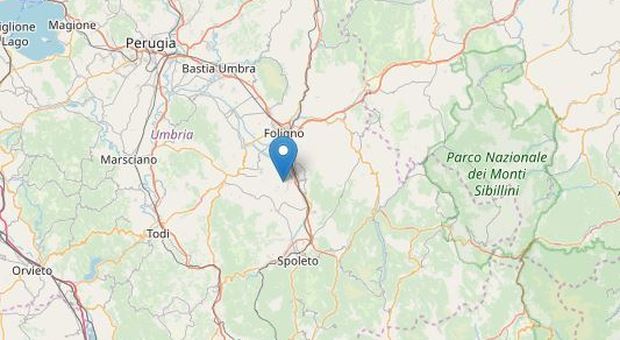 Terremoto a Perugia nella notte: scossa di magnitudo 3