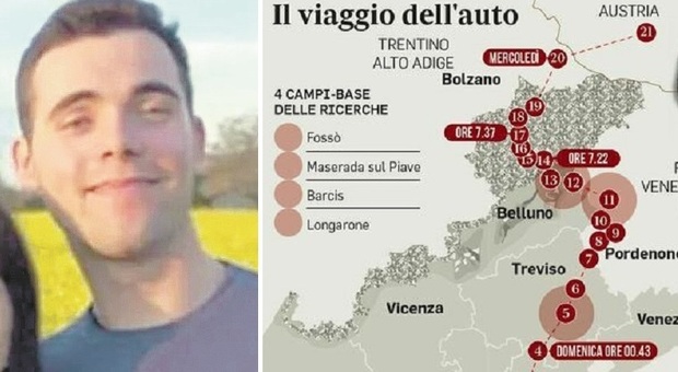 Filippo, la fuga in auto e il dubbio: si trova ancora in Italia o è scappato all'estero?
