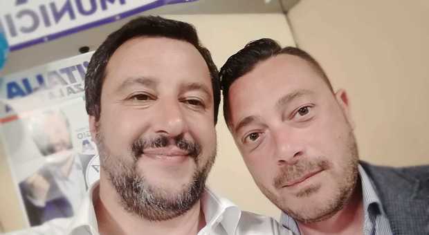 Fabio Bertini insieme a Matteo Salvini