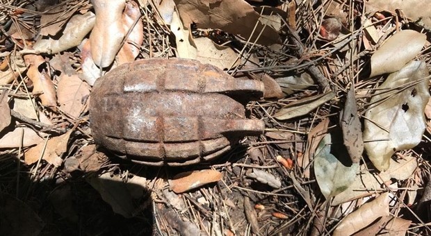 San Benedetto, i giardiniere trova nel parco una bomba a mano della Seconda Guerra Mondiale