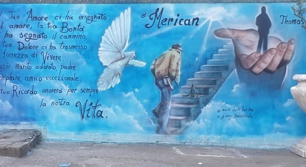 Napoli: un murales per ricordare Ciro e Thomas, i due operai morti nel cantiere