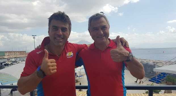 Kristian Ghedina a Napoli agli italiani di offshore alla Canottieri