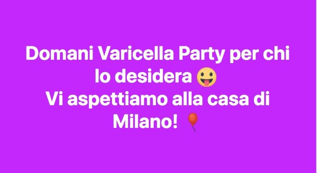 «Domani Varicella Party, vi aspettiamo a Milano», il post della mamma No Vax scatena i social: «Arrestatela e toglietele i figli»