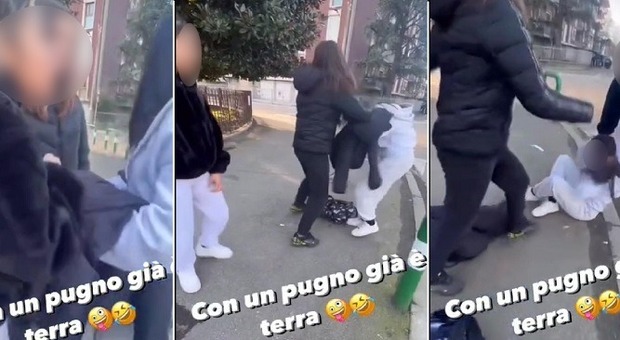 Padova. Violenza inaudita fra ragazzine delle scuole medie: schiaffi, pugni e calci a una compagna in mezzo alla strada
