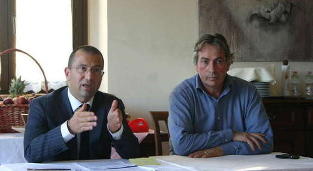 L'avvocato Andrea Agostini e il gestore Marco Putzu