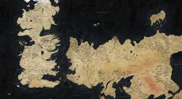 La mappa di Game of Thrones