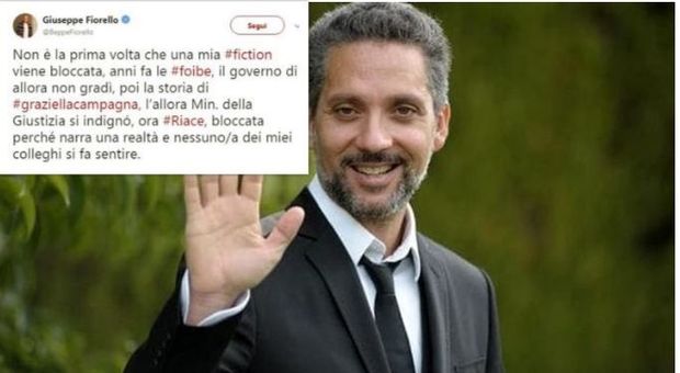 Beppe Fiorello infuriato su Twitter: «La Rai censura la mia fiction su Riace e nessuno parla»
