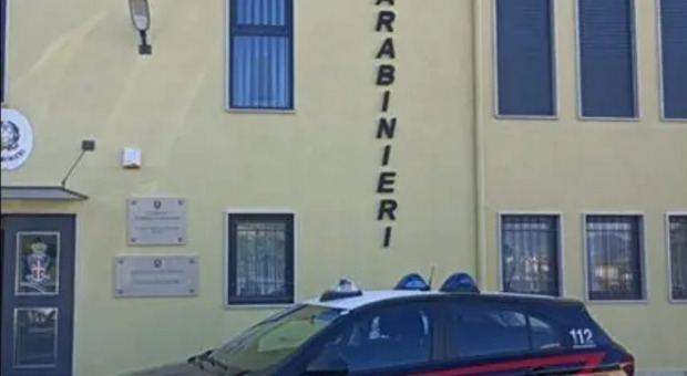 La caserma dei carabinieri a Nocera Superiore