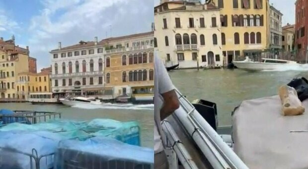 Venezia, ruba motoscafo-taxi e sfreccia nel Canal Grande: fermato dai vigili. «Avevo il biglietto»