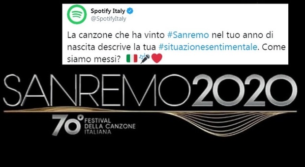 Sanremo 2020, il gioco di Spotify fa impazzire i social: i commenti più divertenti