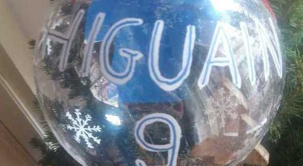 Lo sponsor Acqua Lete regala palle di Natale con Higuain