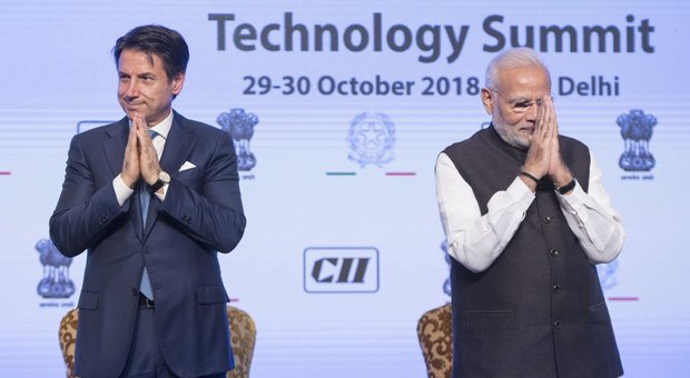 Conte in India incontra Modi: dall'hi-tech al commercio equo, i temi della missione