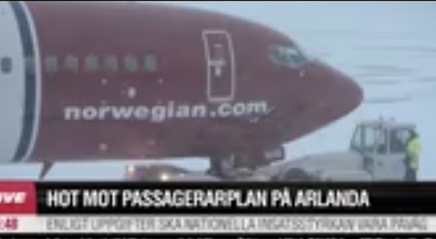 Svezia, volo Stoccolma-Nizza costretto a tornare indietro per allarme bomba