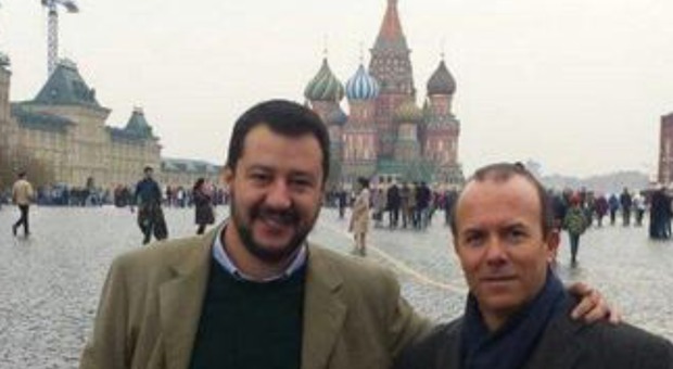 Salvini e Savoini a Mosca