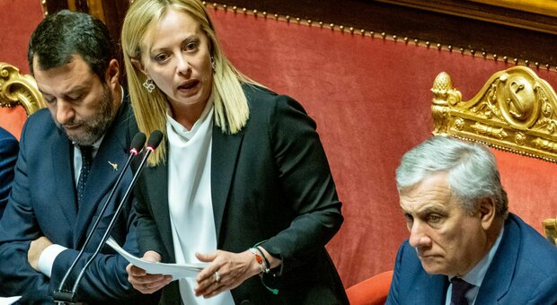 immagine Giorgia Meloni al Senato: la replica prima del voto di fiducia 