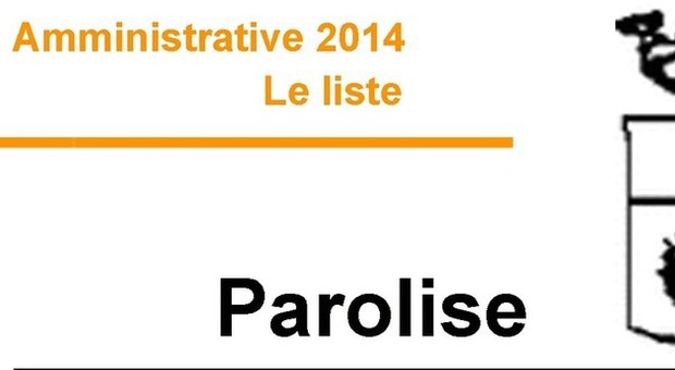 Amministrative 2014 - Le Liste PAROLISE