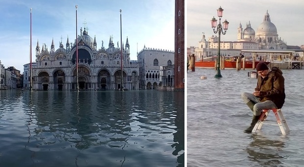 Acqua alta, torna l'incubo a Venezia. Previsti 150 cm alle 9.40 di oggi