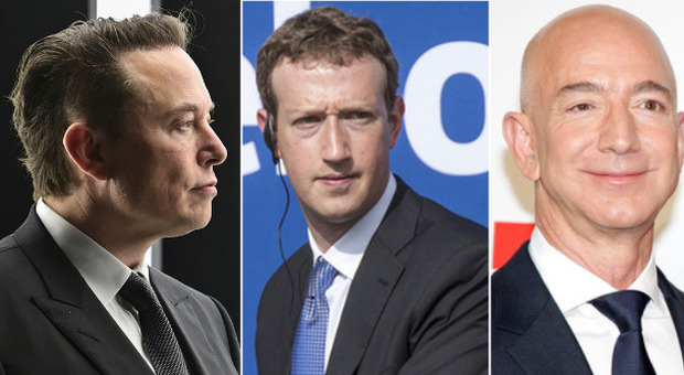 Miliardari sempre più ricchi, raggiunta la cifra record: da Elon Musk a Jeff Bezos e Mark Zuckerberg La nuova classifica