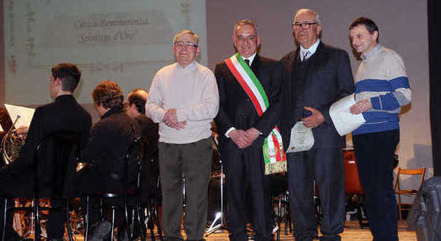 Giuseppe Foroni, Umberto Domizioli, Gianni Cantarini e Massimo Ferazzani