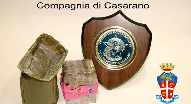 A tutto gas con mezzo chilo di hashish in auto: inseguito e arrestato dai carabinieri