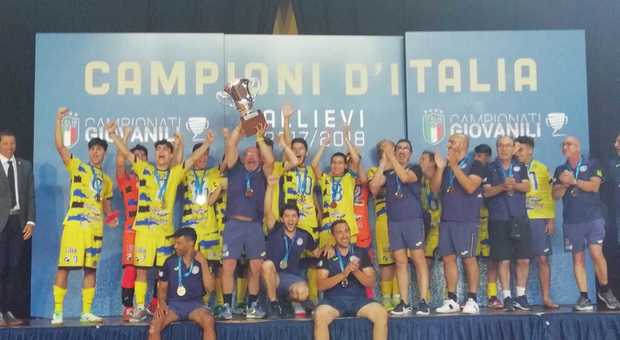AcquaeSapone Unigross, gli Allievi Campioni d'Italia di futsal