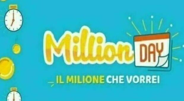 Million Day, l'estrazione dei cinque numeri vincenti di mercoledì 21 luglio