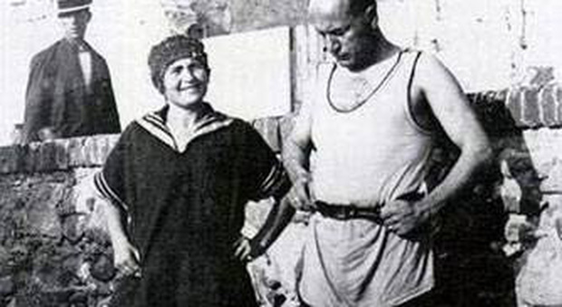 Donna Rachele e Benito Mussolini