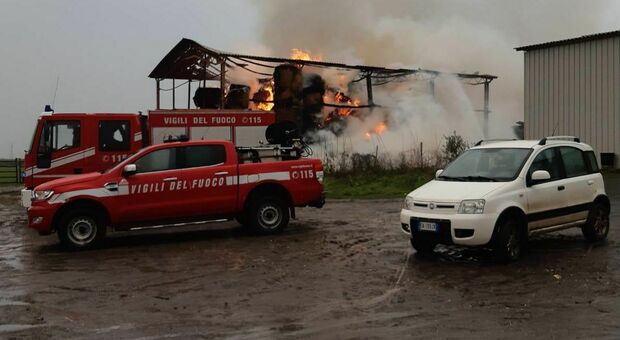 Incendio al capannone del sindaco Nicolai: gli accertamenti dei carabinieri