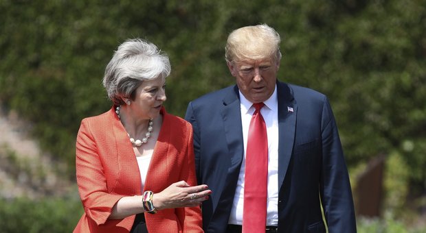 Trump e May annunciano: «Area di libero scambio tra Usa e Gran Bretagna»