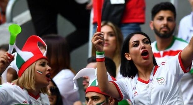 Le tifose iraniane al Mondiale in Russia