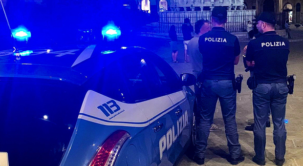 Controlli della polizia a Perugia
