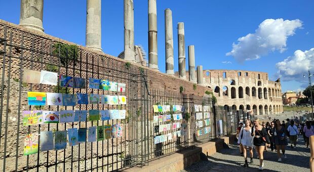 Roma, celebrata al colosseo la giornata internazionale della pace dell'Onu
