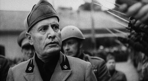 Benito Mussolini in uno scatto all'epoca della Repubblica di Salò