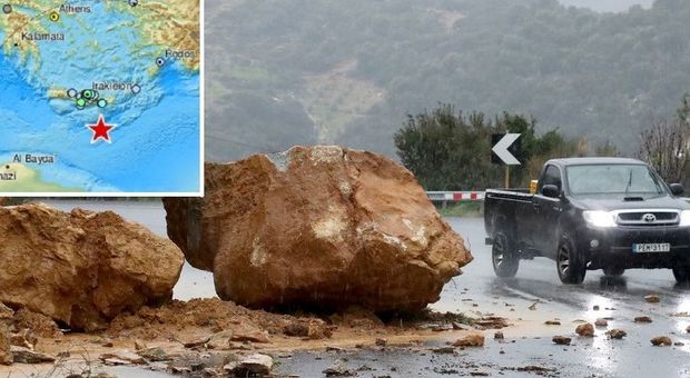 Terremoto a Creta di 6.6, allarme tsunami: forte replica di 5.4, terrore sull'isola greca