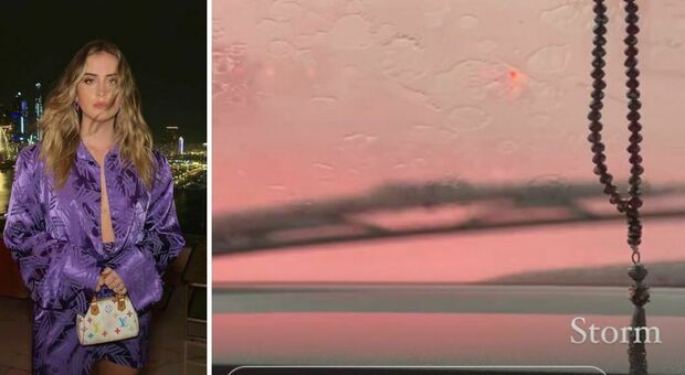 Valentina Ferragni a Dubai, in mezzo alla tempesta: mostra l'ultimo acquisto. «Tanto non la userò mai»