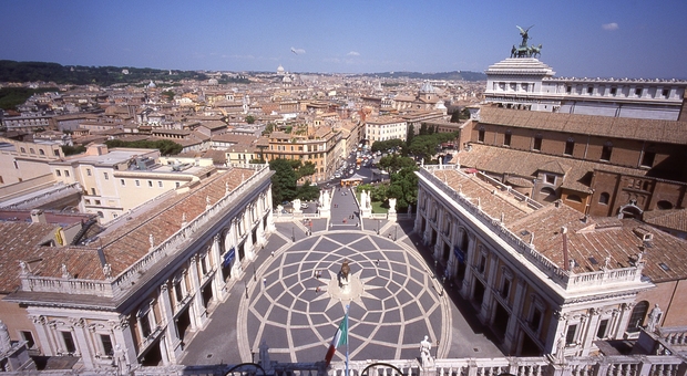I Musei Capitolini ambientazione della prossima collezione Cruise di Gucci