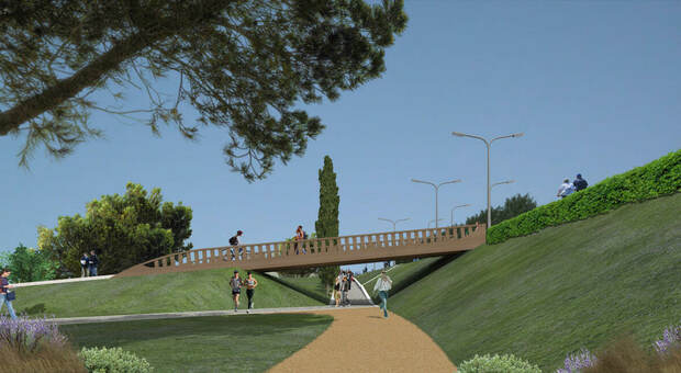 Parco Belloluogo si allarga: un ponte, un parcheggio e nuovo ingresso per il cimitero