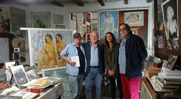 Visita allo studio d'arte di Roberto Massucci e Vittorio Fava a Poggio Nativo