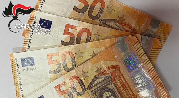 Banconote false confiscate dai carabinieri.